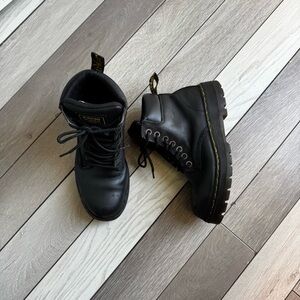 Dr. Martens Winch Extra Wide Work Boots In Black | Size: 8 | Fair Condition